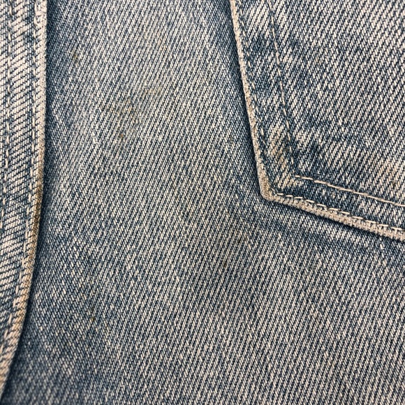 Topshop Blue Tie Waist High Rise Light Wash Jeans - Picture 8 of 8